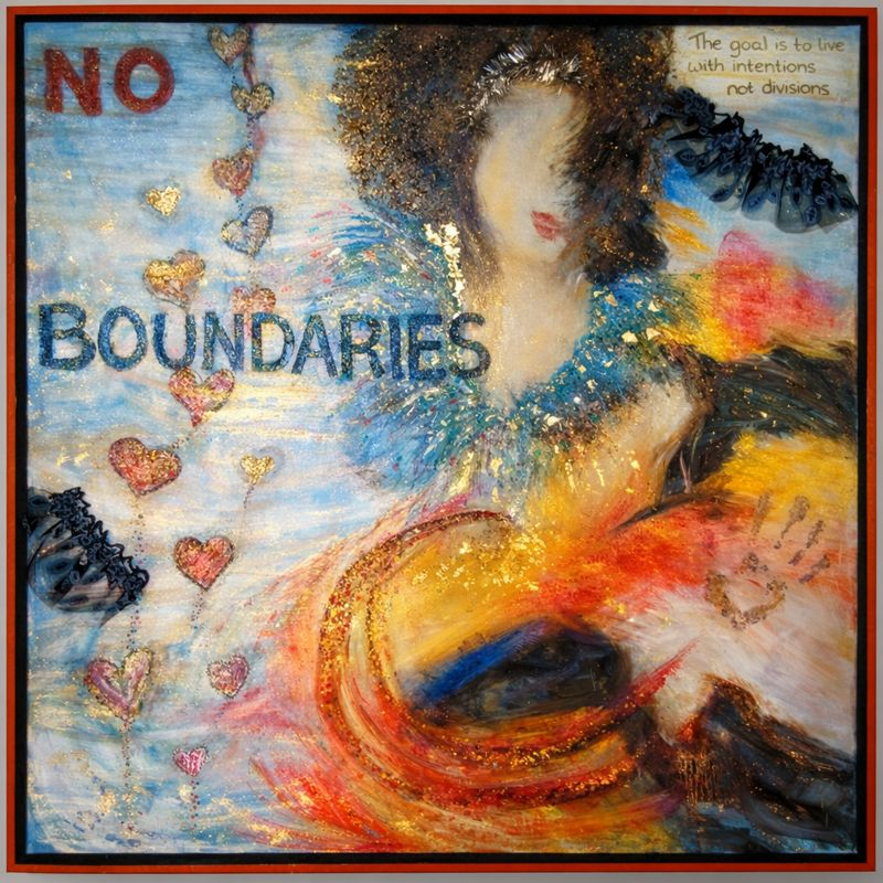 schilderij no bounderies